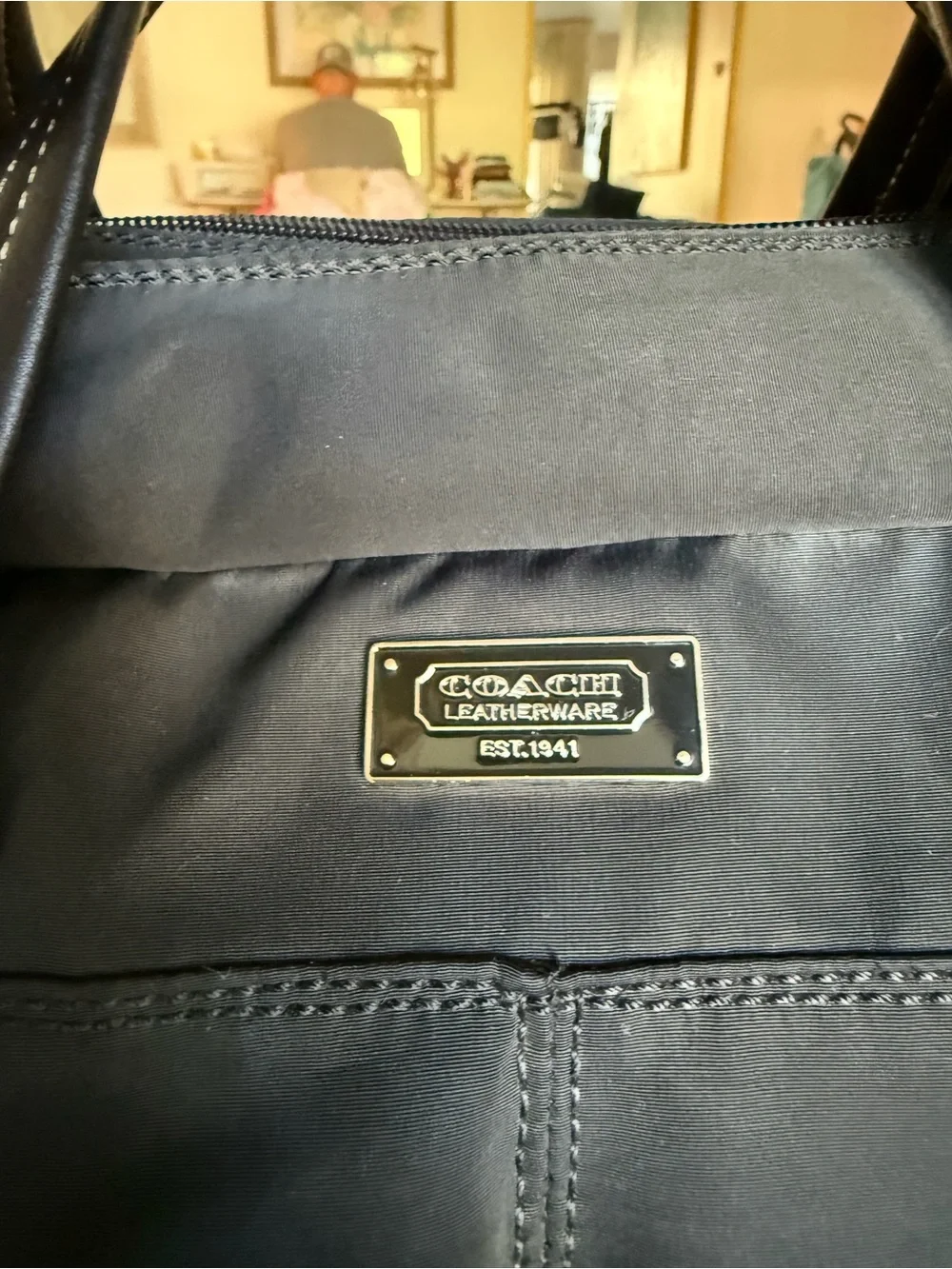 Coach Varick Briefcase | Black Nylon Laptop Bag | Professional Commuter